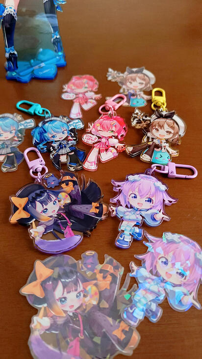 Llaveros Fanart (JRPG, Hololive)